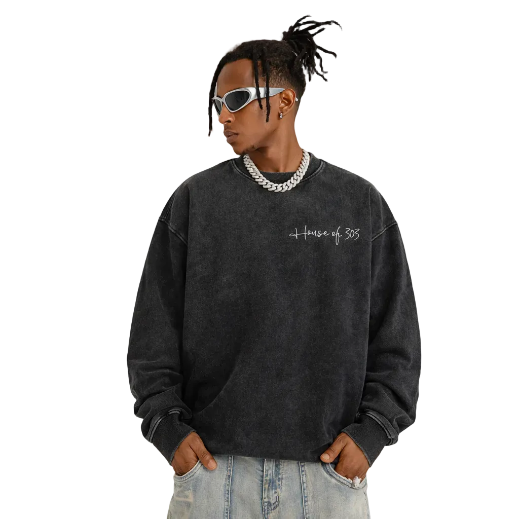 Washed Oversized Sweatshirt