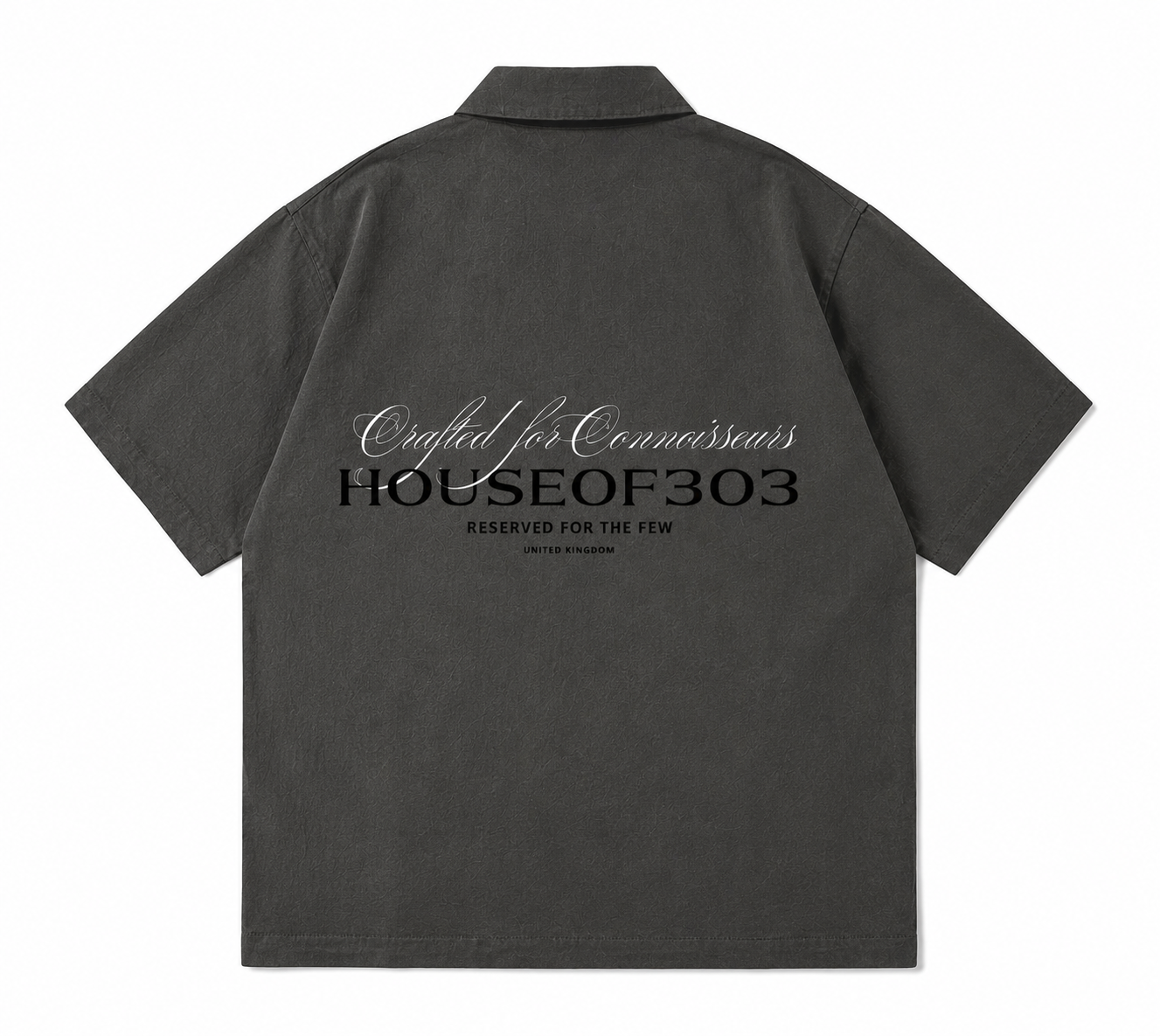 Cuban Collar Short-sleeve Shirt