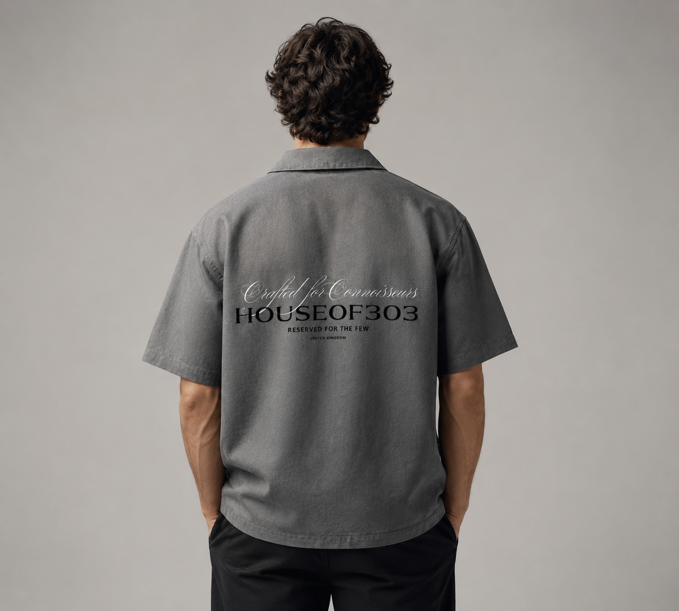 Cuban Collar Short-sleeve Shirt