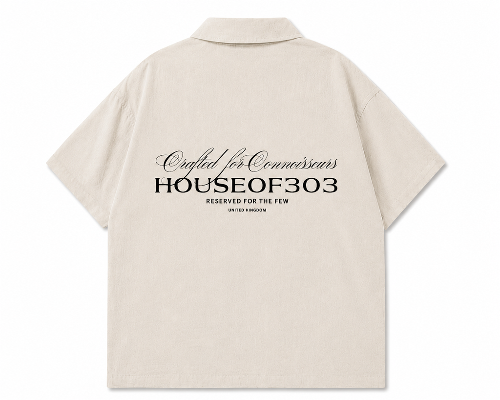 Cuban Collar Short-sleeve Shirt