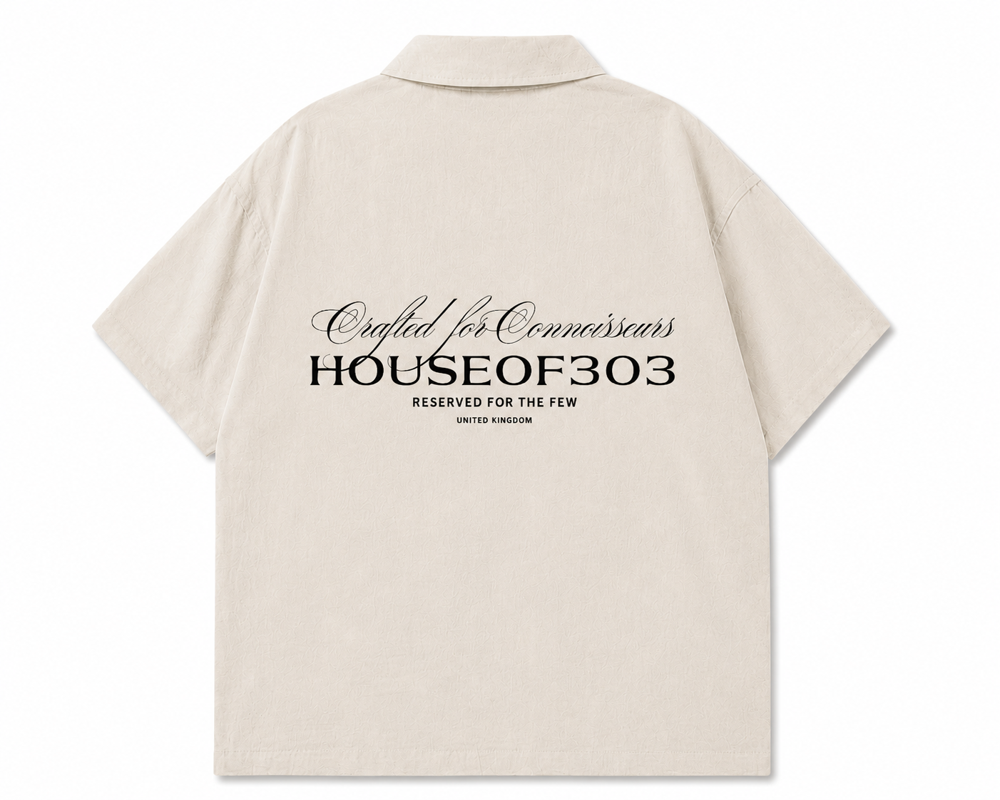 Cuban Collar Short-sleeve Shirt